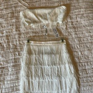 Meshki Fringe Two Piece Set NWT